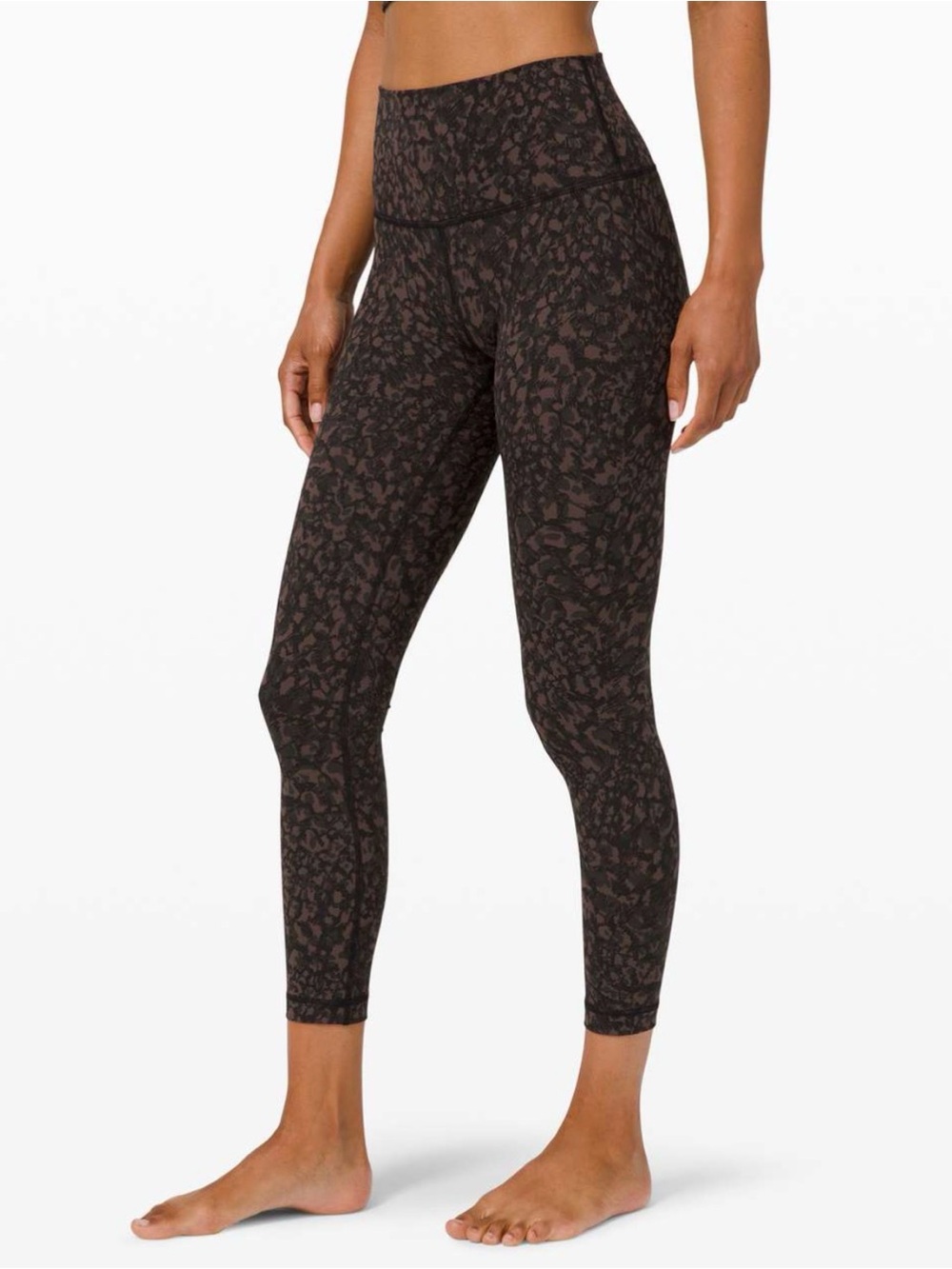 Lululemon Wild Thing Camo Leopard Wunder Under High-Rise Tight 25"